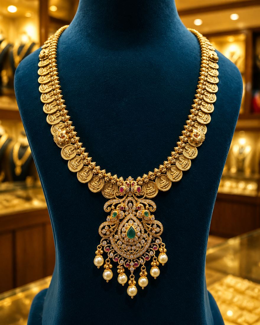 Gold jewellery collection